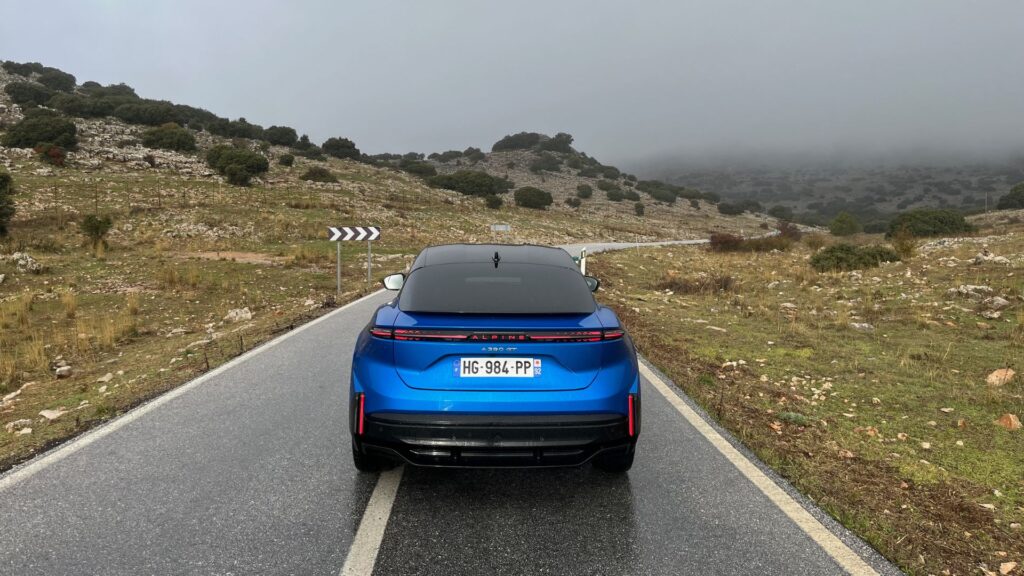 L'Alpine A390 à l'essai. // Source : Robin San Vicente pour Numerama