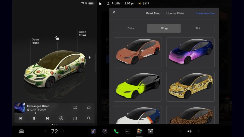 Mise à jour de Noël 2025 de Tesla. // Source : Tesla Mise à jour de Noël 2025 de Tesla. // Source : Tesla