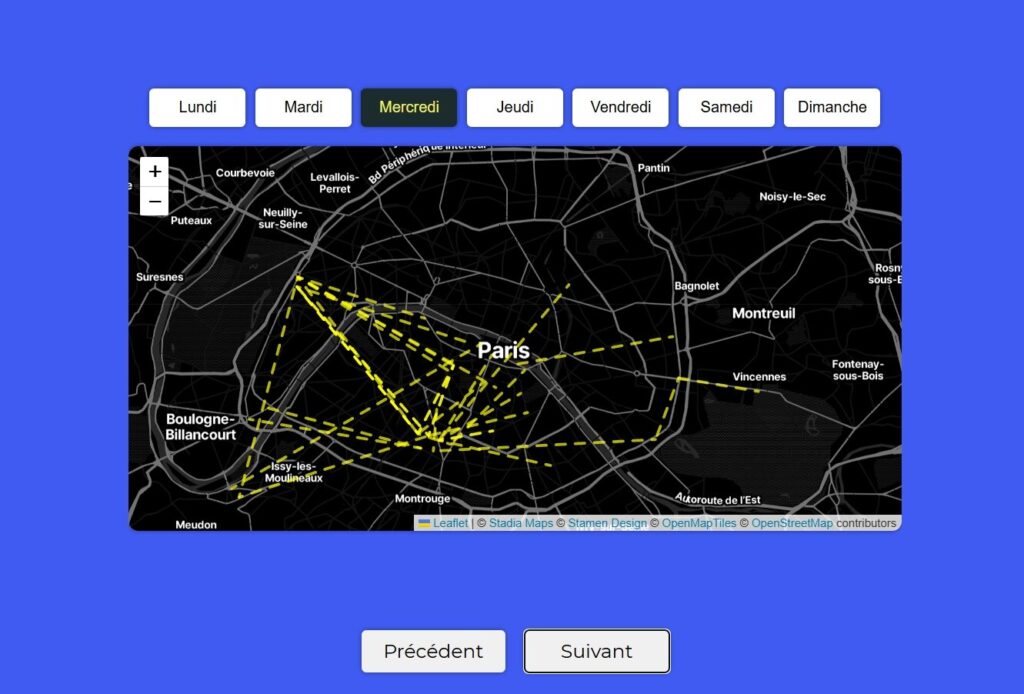 V&eacute;liwrap pr&eacute;sente ses trajets pr&eacute;f&eacute;r&eacute;s.