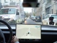 J’ai testé une Tesla en conduite autonome en FRANCE _ elle conduit mieux qu’un humain ___ 9-10 screenshot