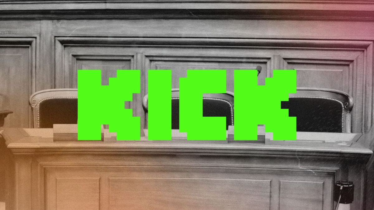 Kick. // Source : Wikimedia/CC/Kick.com ; montage Numerama avec Canva