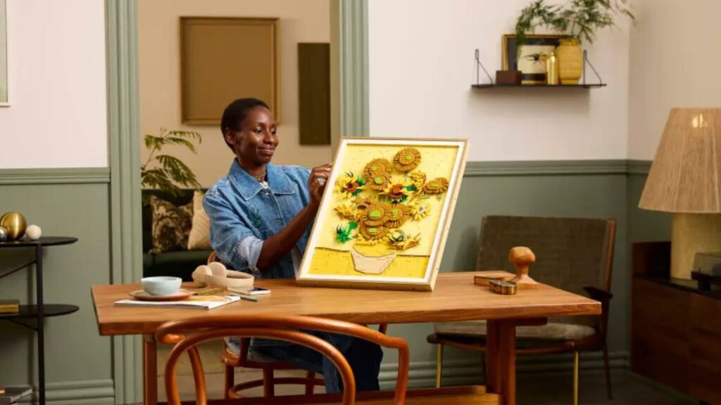 Les Tournesols de Vincent van Gogh // Source : Lego Les Tournesols de Vincent van Gogh // Source : Lego