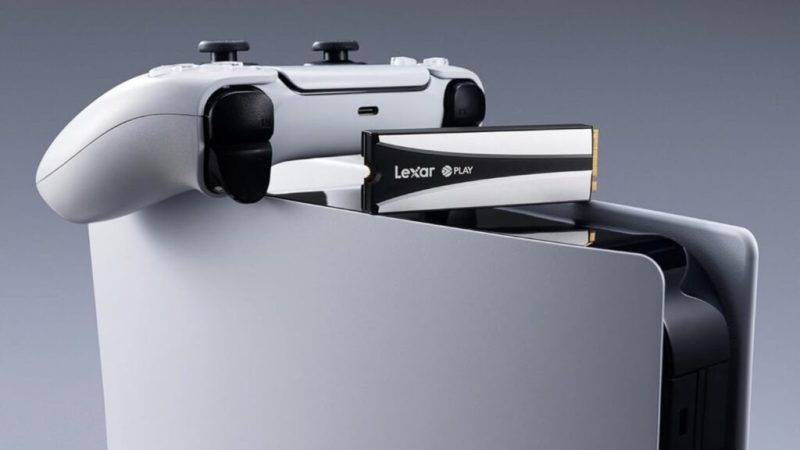 Idéal pour la PS5, ce SSD Lexar Play 1 To avec dissipateur thermique est à moins de 80&nbsp;€