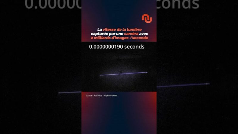 Cette caméra a capturé la vitesse de la lumière ! Cette caméra a capturé la vitesse de la lumière !