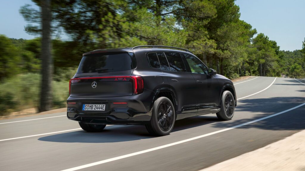 Le nouveau Mercedes GLB électrique // Source : Mercedes Le nouveau Mercedes GLB électrique // Source : Mercedes