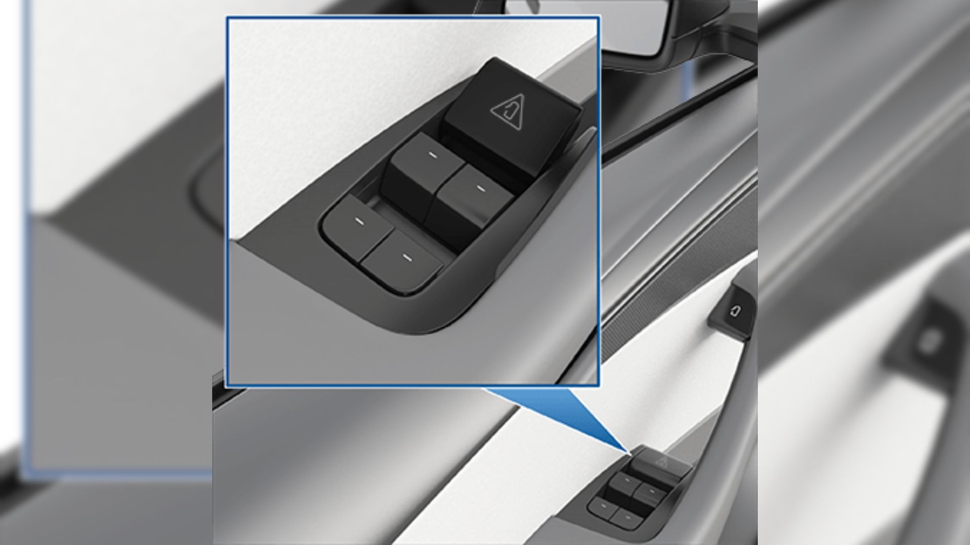 L'ouverture manuelle de la porte &agrave; l'avant de la Tesla Model 3.