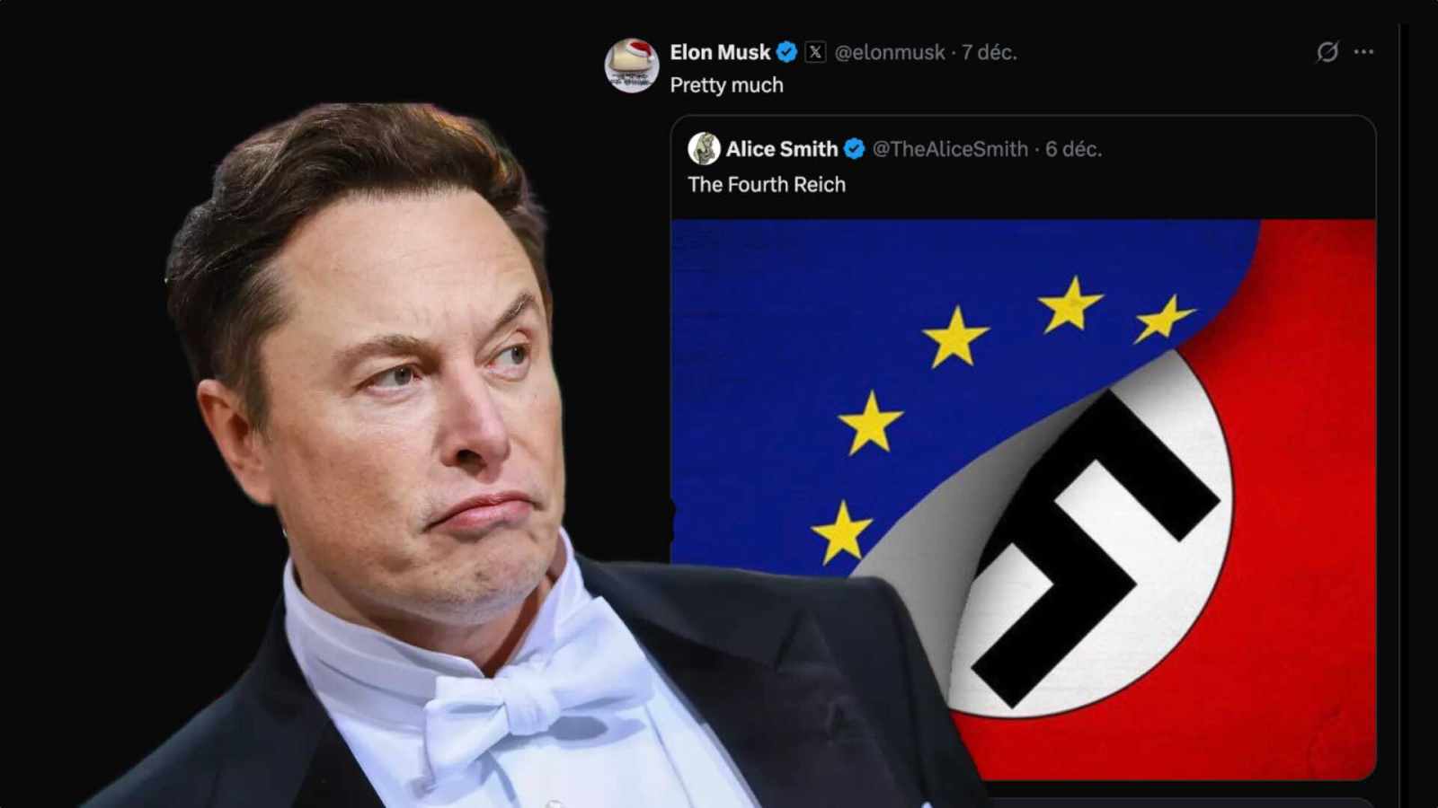 Elon Musk exige la fin de lâ€™Union europÃ©enne et la traite de nazieÂ : vers...