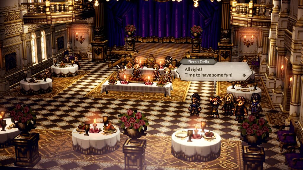 Certrains passages et personnages ne sont pas sans rappeler les scène de la troupe du Faucon dans Berserk. // Source : Capture PS5