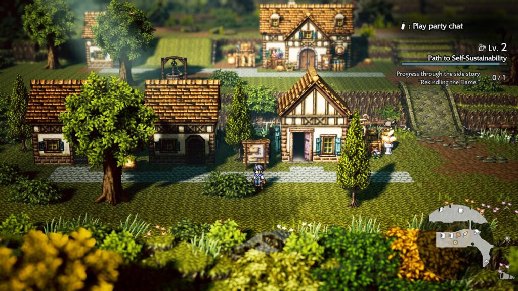 Wishvale, le village à reconstruire. // Source : Capture PS5