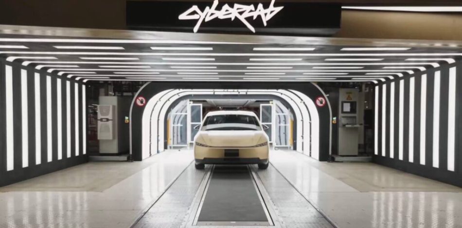 Début de production du Tesla Cybercab // Source : Tesla