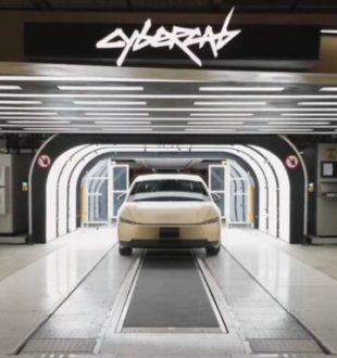 Début de production du Tesla Cybercab // Source : Tesla