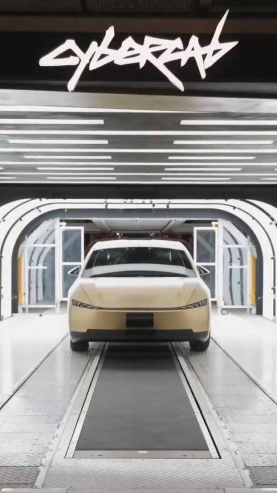 Début de production du Tesla Cybercab // Source : Tesla