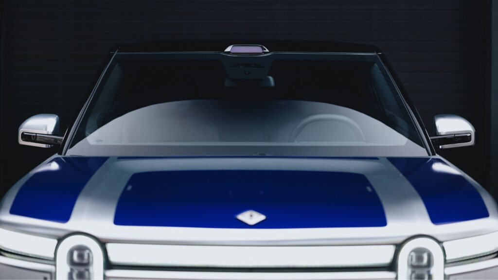 Rivian mise sur le LiDAR pour ses futures voitures électriques. // Source : Rivian Rivian mise sur le LiDAR pour ses futures voitures électriques. // Source : Rivian