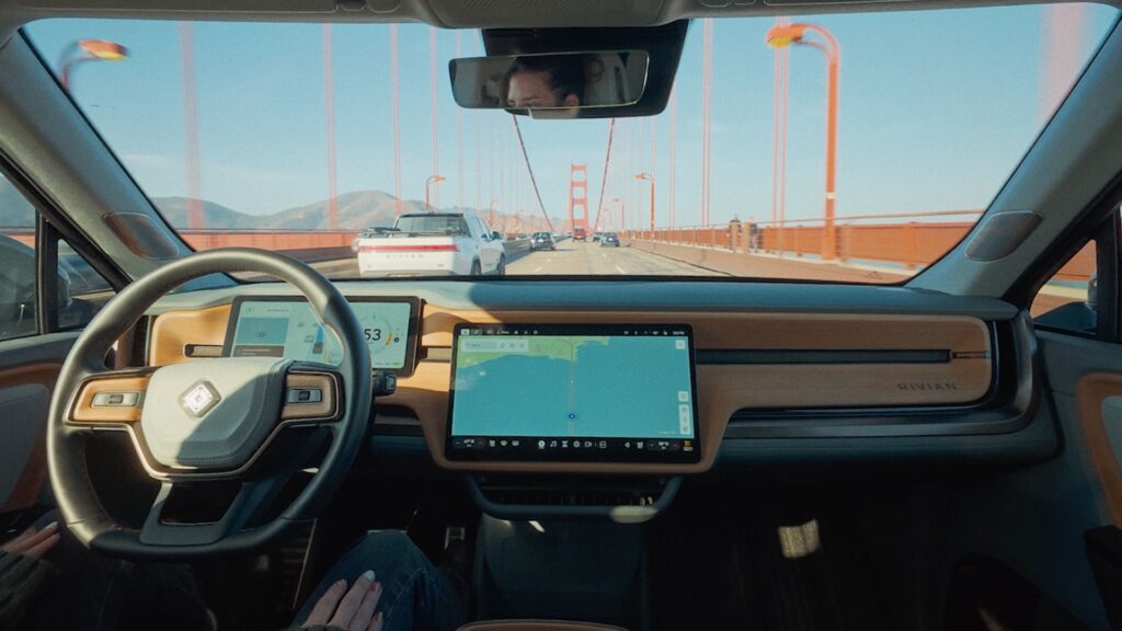 Rivian a dévoilé ses plans pour développer sa conduite autonome. // Source : Rivian Rivian a dévoilé ses plans pour développer sa conduite autonome. // Source : Rivian