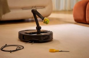 Le bras articulé du Saros Z70 // Source : Roborock