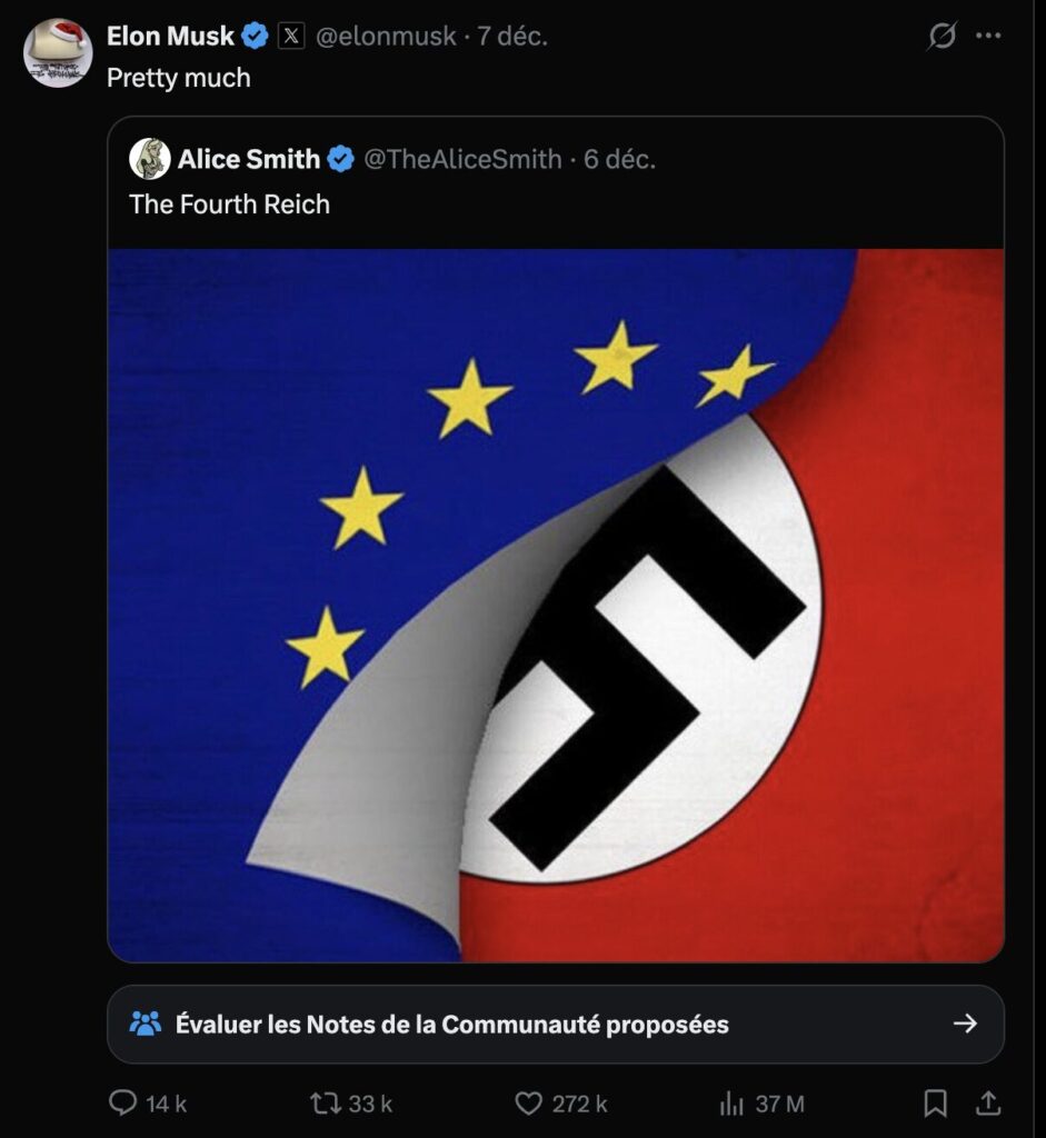 Jusqu'où ira Elon Musk dans sa lutte anti-Europe ? Jusqu'où ira Elon Musk dans sa lutte anti-Europe ?