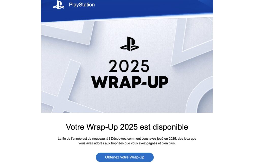 Le mail envoyé par PlayStation à ses utilisateurs. Le mail envoyé par PlayStation à ses utilisateurs.