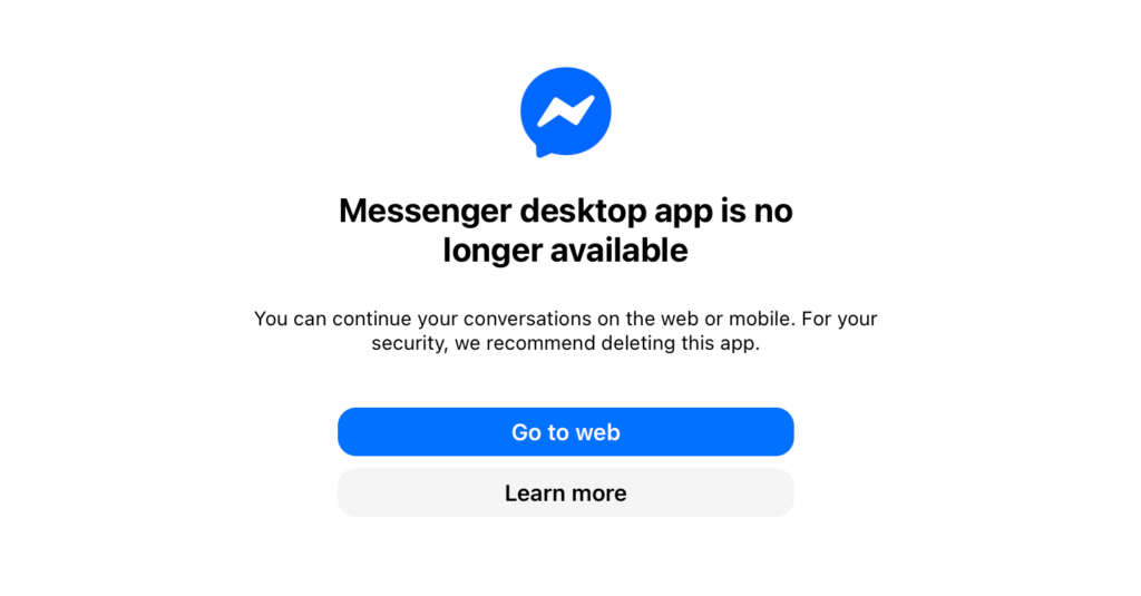 Voilà ce qu'il se passe à l'ouverture de Messenger sur Mac. Voilà ce qu'il se passe à l'ouverture de Messenger sur Mac.