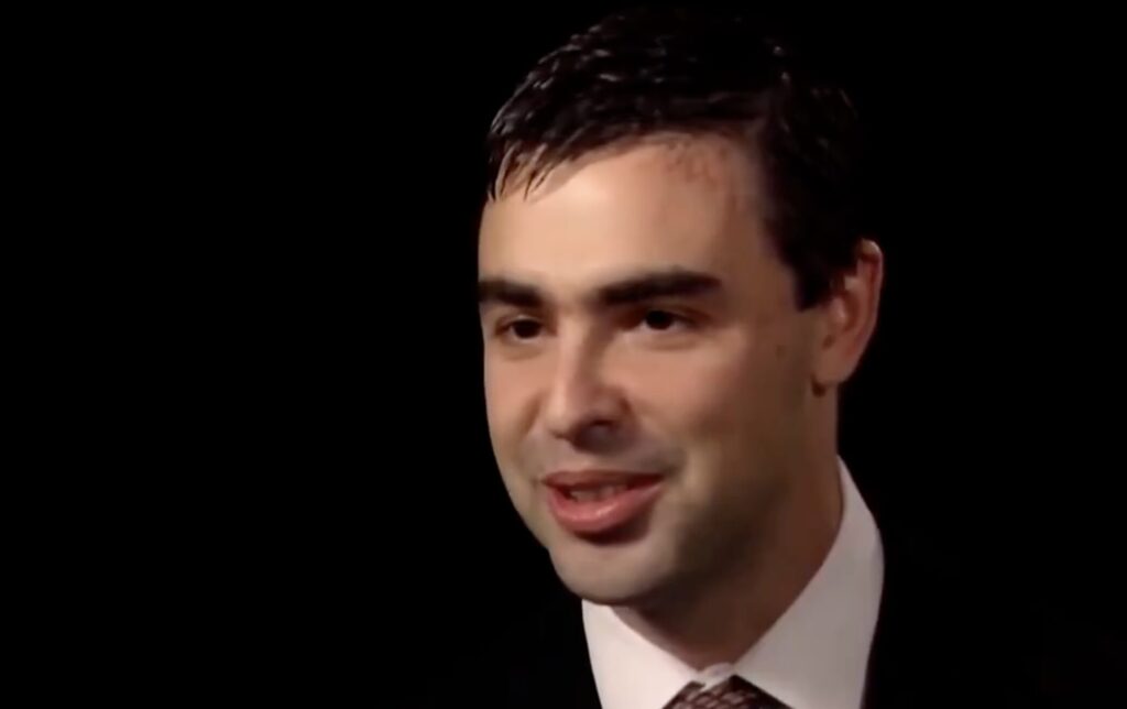 Larry Page en 2000. Larry Page en 2000.