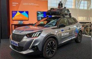 Une Peugeot 2008 équipée pour la conduite autonome. // Source : Stellantis Une Peugeot 2008 équipée pour la conduite autonome. // Source : Stellantis