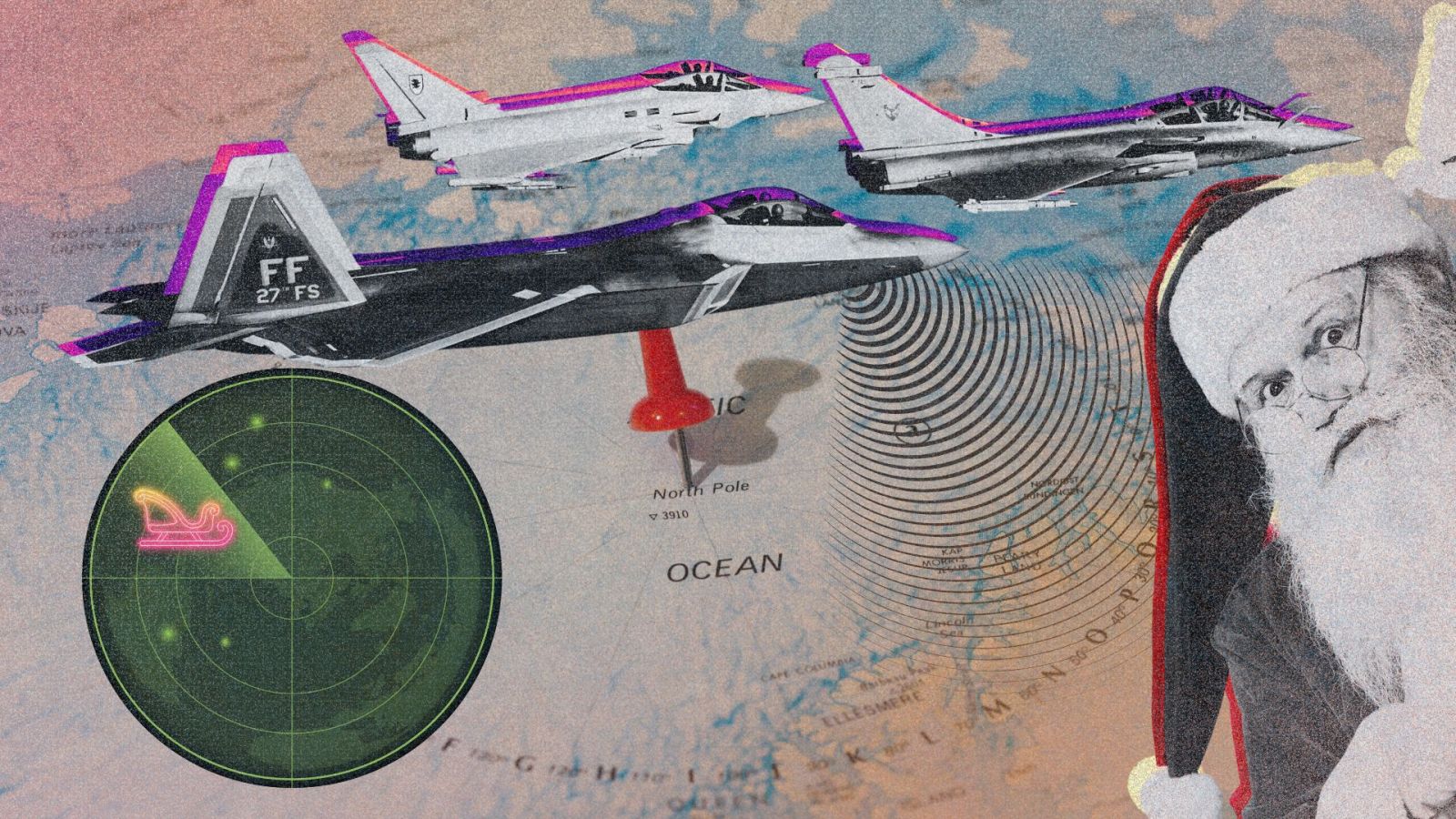 Pourquoi l’OTAN a « intercepté » le Père Noël dans son espace aérien
