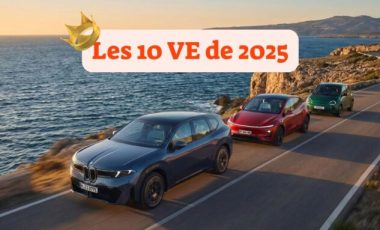 Notre sélection des 10 voitures électriques de l'année 2025. // Source : Une par Robin San Vicente pour Numerama
