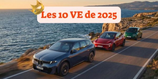 Notre sélection des 10 voitures électriques de l'année 2025. // Source : Une par Robin San Vicente pour Numerama