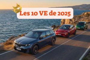 Notre sélection des 10 voitures électriques de l'année 2025. // Source : Une par Robin San Vicente pour Numerama Notre sélection des 10 voitures électriques de l'année 2025. // Source : Une par Robin San Vicente pour Numerama
