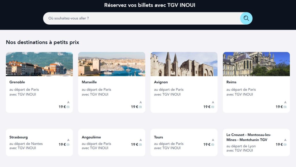 Vente Flash SNCF 2025 // Source : SNCF