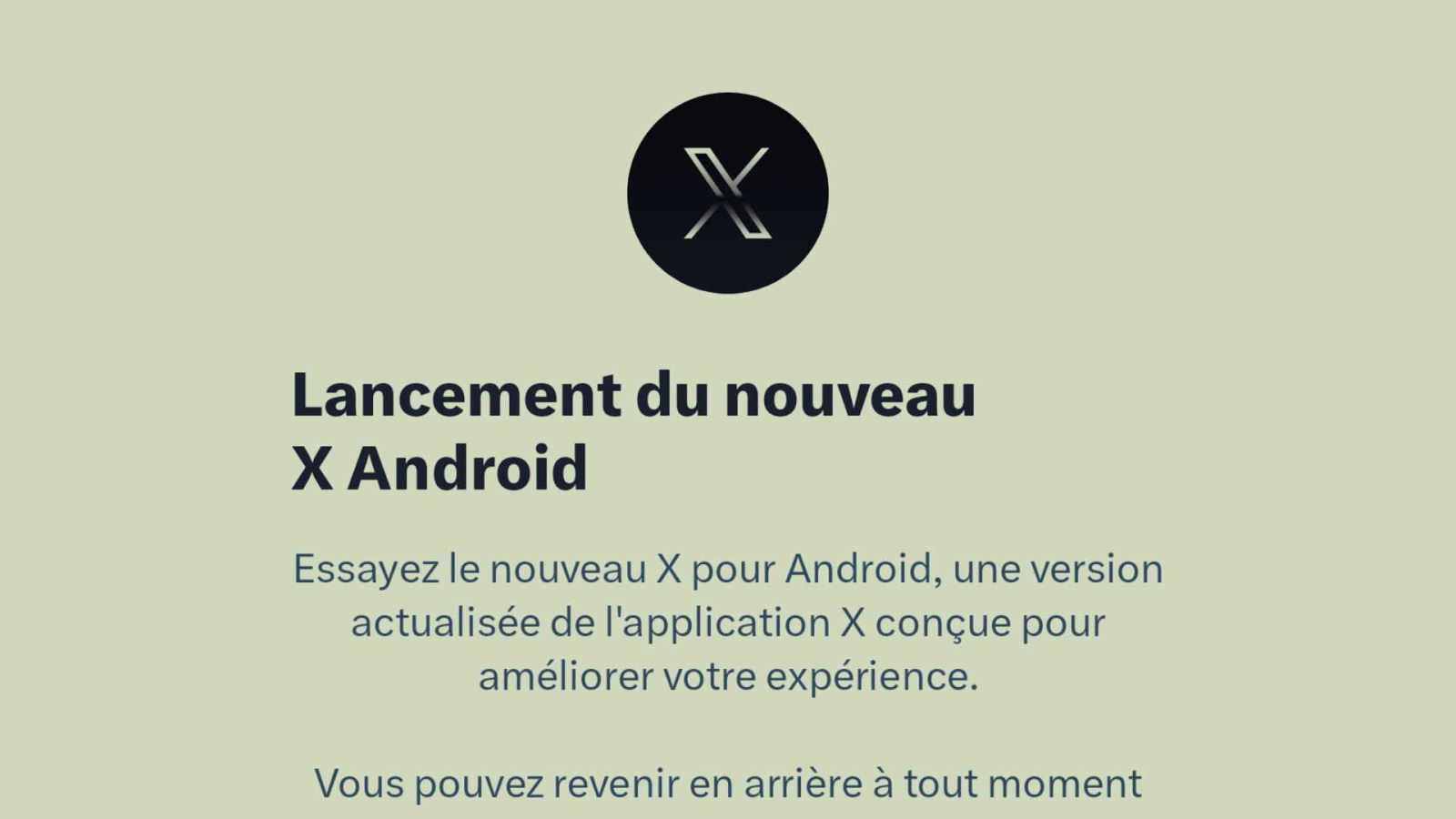 Il y a une application cachÃ©e dans X pour Android (Twitter)