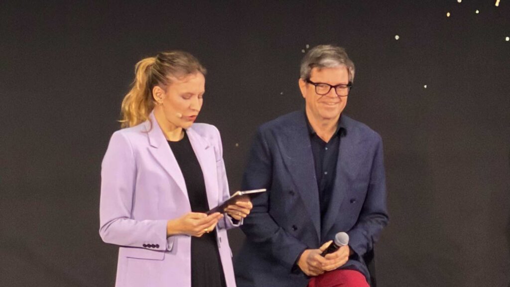 Aude Durand et Yann LeCun à l'AI Impulse.