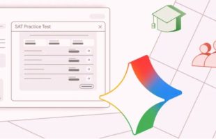 Google a lancé, le 21 janvier 2026, une fonctionnalité intégrée à son IA Gemini permettant de reviser le SAT. // Source : Google