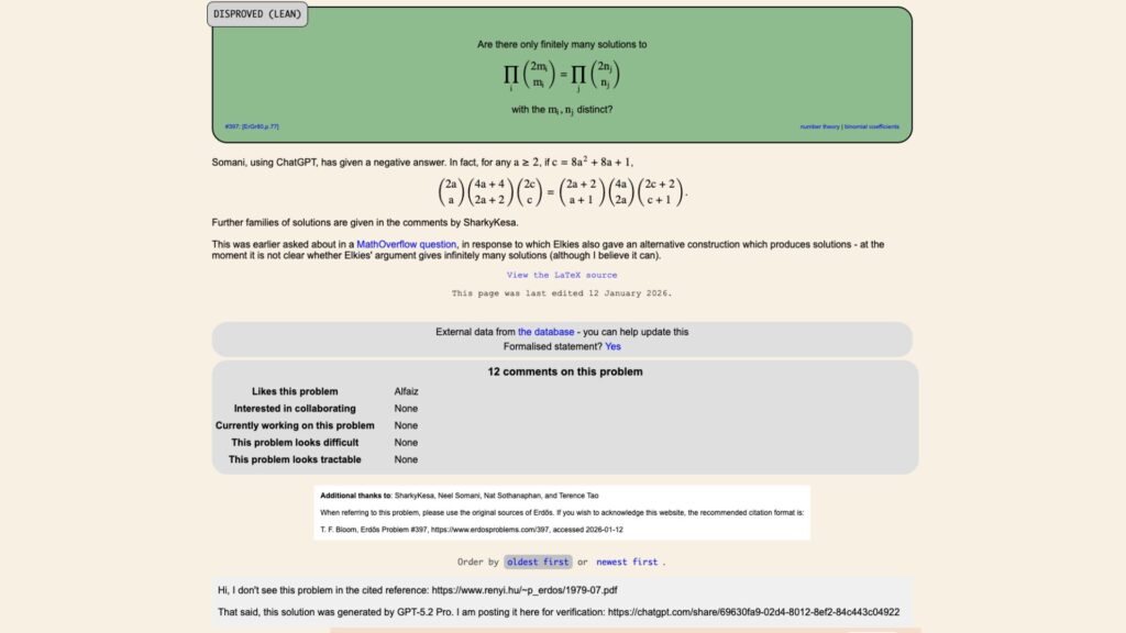 Le probl&egrave;me d'Erd&ouml;s 397. // Source : erdosproblems.com