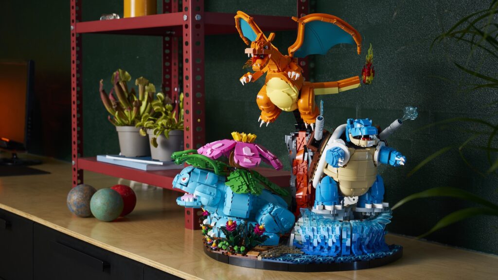 Lego Pok&eacute;mon Florizarre, Dracaufeu et Tortank  // Source : Lego