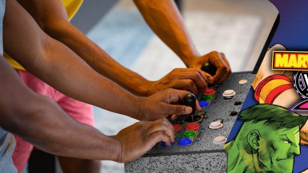 La borne d'arcade Marvel vs Capcom // Source : Arcade1up