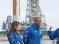 L'équipage d'Artémis II. // Source : Flickr/Nasa (photo modifiée)