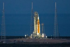 Artémis II. // Source : Flickr/Nasa HQ Photos (image modifiée)