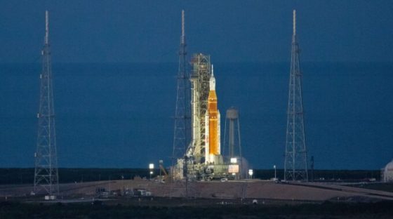 Artémis II. // Source : Flickr/Nasa HQ Photos (image modifiée)