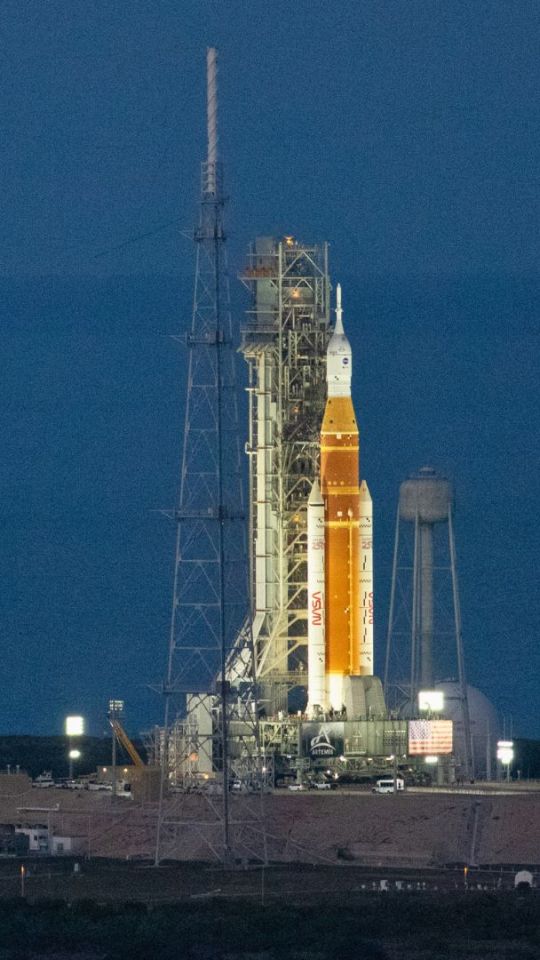 Artémis II. // Source : Flickr/Nasa HQ Photos (image modifiée)