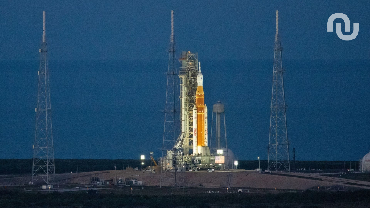 Artémis II. // Source : Flickr/Nasa HQ Photos (image modifiée) Artémis II. // Source : Flickr/Nasa HQ Photos (image modifiée)