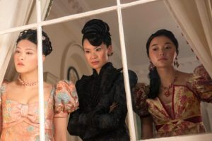 Le trio de choc de cette nouvelle saison. // Source : Via X @bridgerton (photo modifiée)