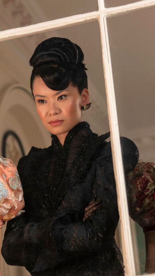 Le trio de choc de cette nouvelle saison. // Source : Via X @bridgerton (photo modifiée)