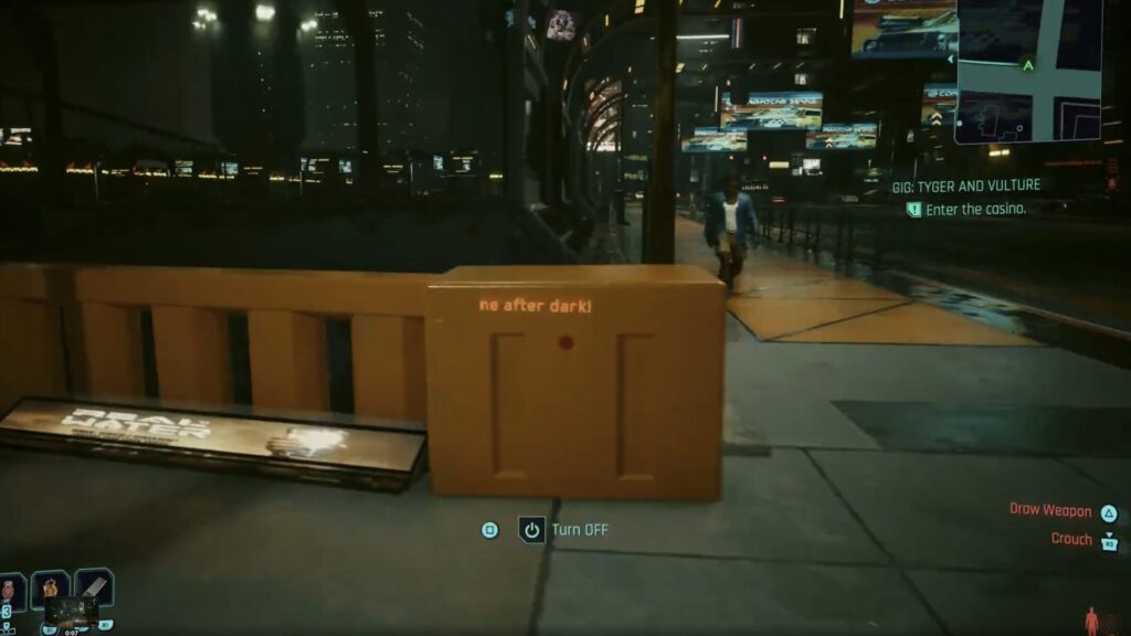 Le bouton magique de Cyberpunk 2077 // Source : Reddit