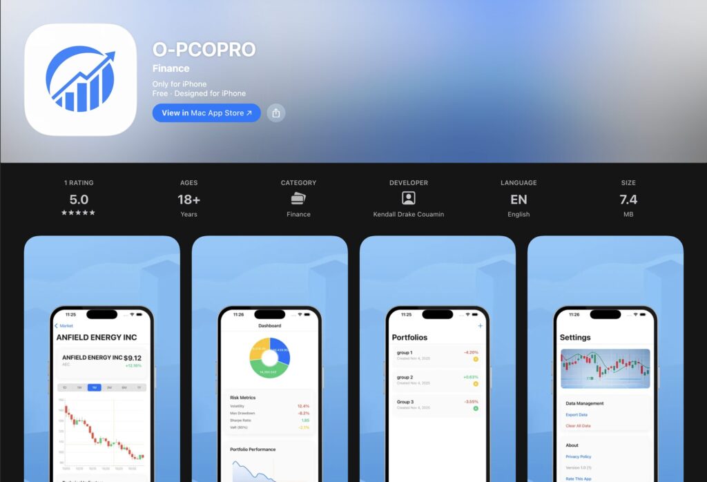 O-PCOPRO sur l'AppStore // Source : Capture d'écran Numerama O-PCOPRO sur l'AppStore // Source : Capture d'écran Numerama