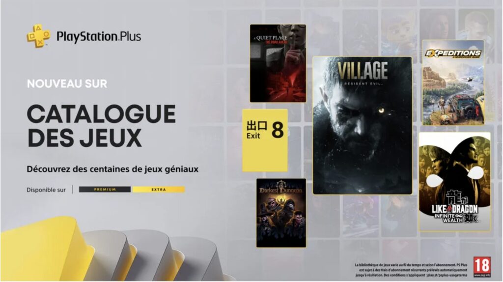 PlayStation Plus Extra et PlayStation Plus Premium // Source : Sony