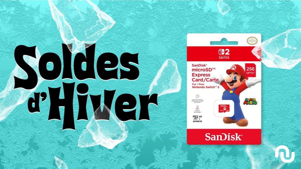 Carte micro SD express 256 Go SanDisk (Switch 2)