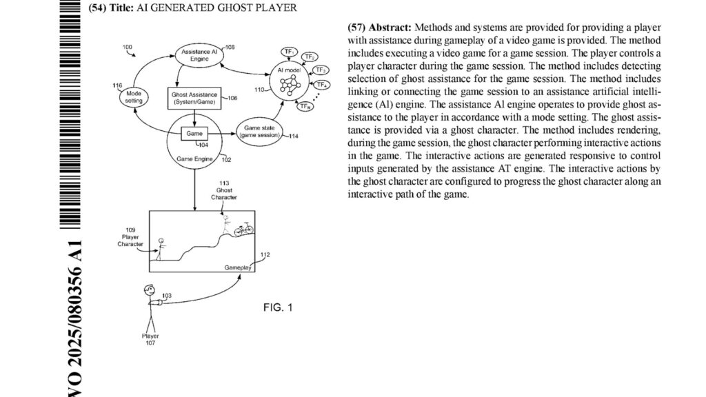 Un extrait du brevet d&eacute;pos&eacute; par Sony. // Source : Sony Interactive Entertainment