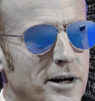 Macron cybersécurité // Source : Montage Numerama