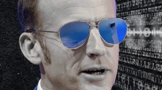 Macron cybersécurité // Source : Montage Numerama Macron cybersécurité // Source : Montage Numerama
