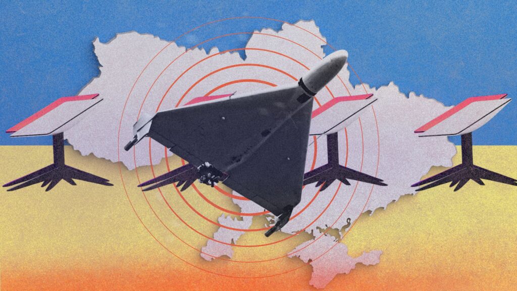 drone starlink ukraine russie shahed